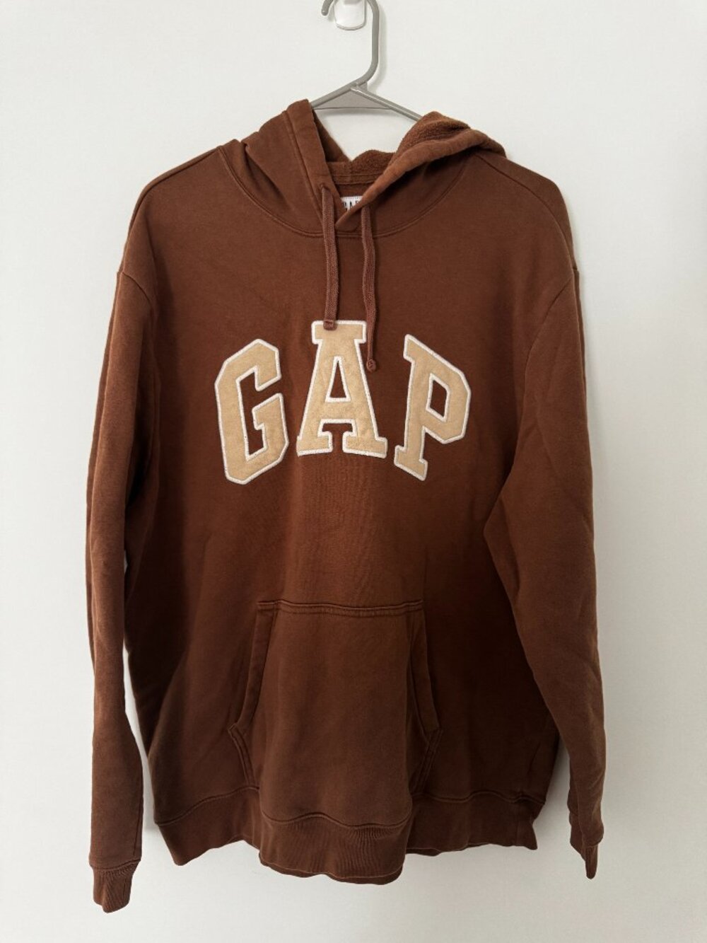 GAP Women’s XL Brown Logo Pullover Hoodie Sweatshirt